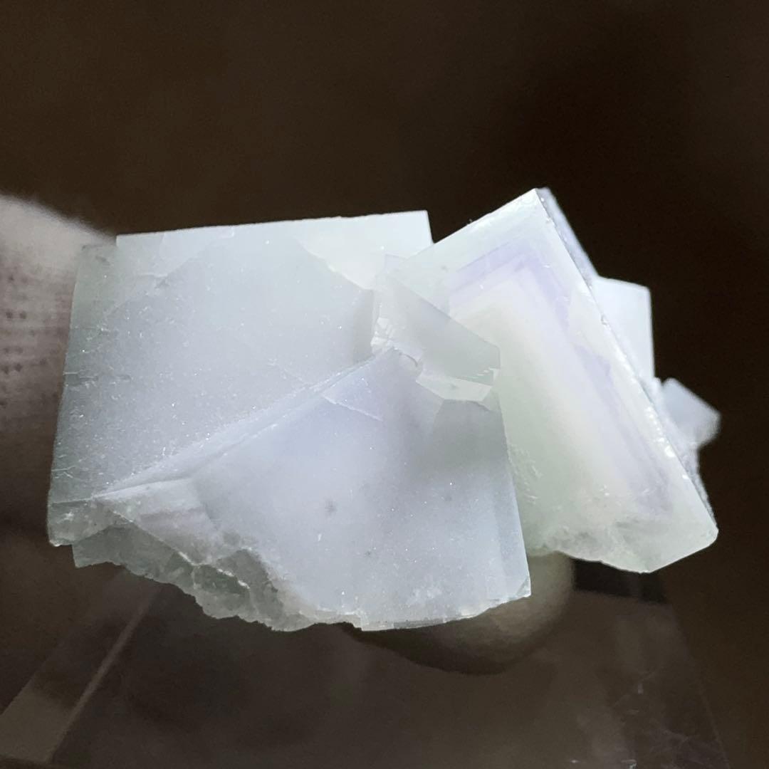 【D154】ポーセリンフローライト ヤオガンシャン 原石 鉱物 標本