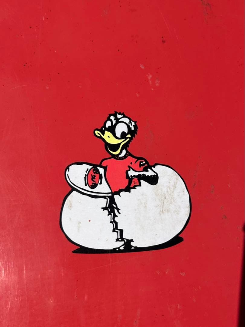 ドナルドタカヤマ ファンボードホワイト/レッド最終値下げ