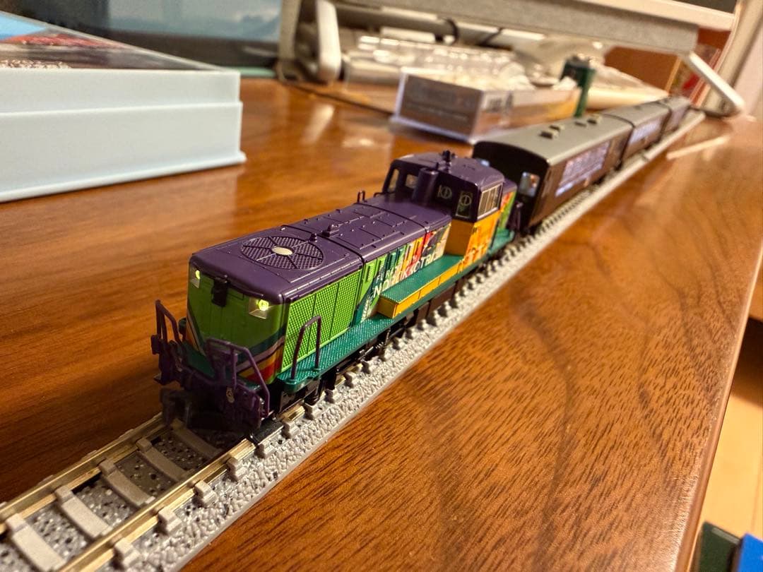 マイクロエースDE15-1535富良野・美瑛ノロッコ号牽引機 A1486室内灯付