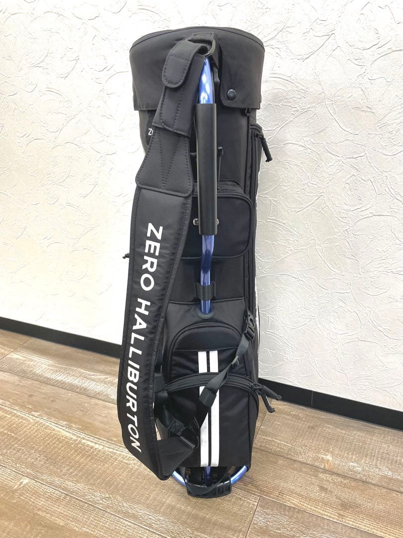 【コース未使用】ゼロハリバートン スタンド キャディバッグ ブラック