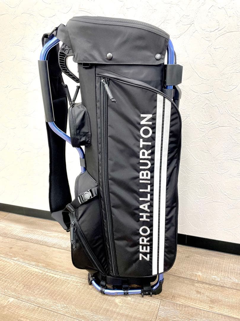 【コース未使用】ゼロハリバートン スタンド キャディバッグ ブラック