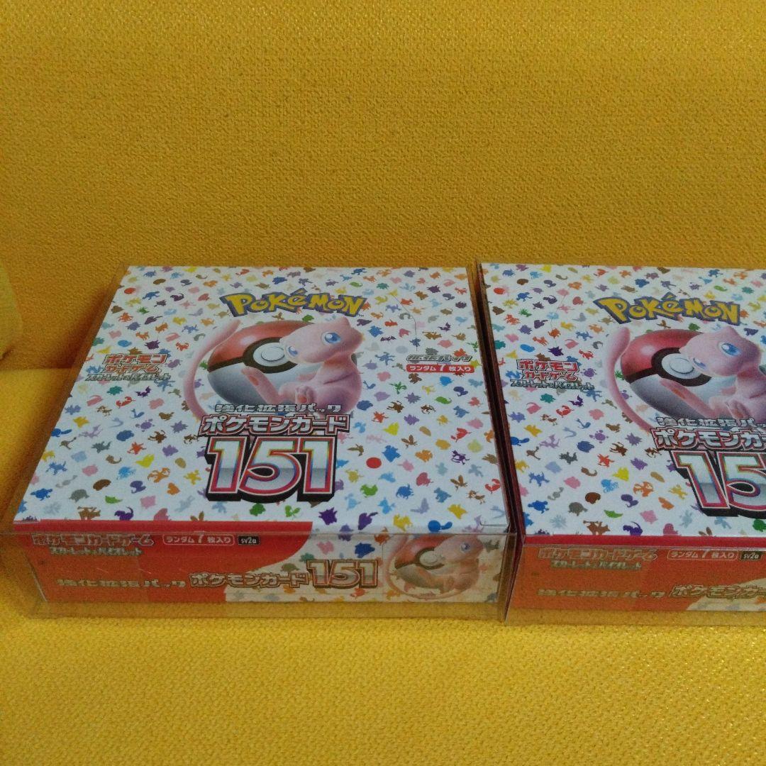 ポケモンカード151 シュリンクなし4BOX