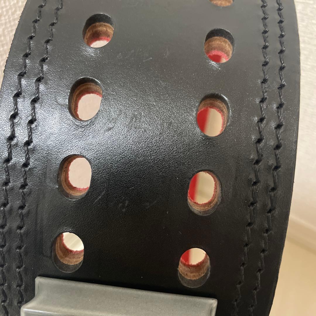 SBD パワーリフティングベルト 黒赤　Lサイズ
