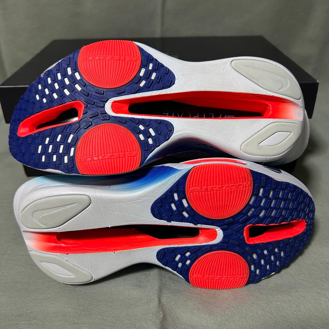 ナイキ　エア　ズーム　アルファフライ　ネクスト%3 ブルー　グレー　青