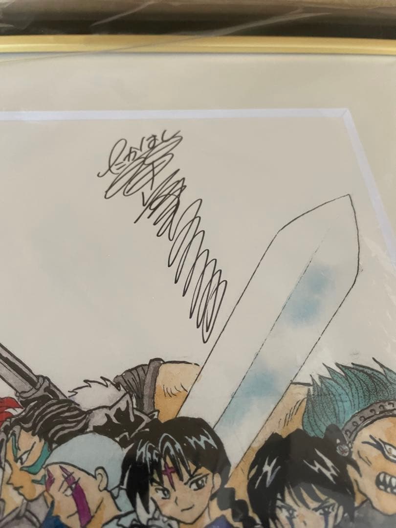 【正規品】犬夜叉　 最高級複製原画　A3サイズ　受注生産品　殺生丸