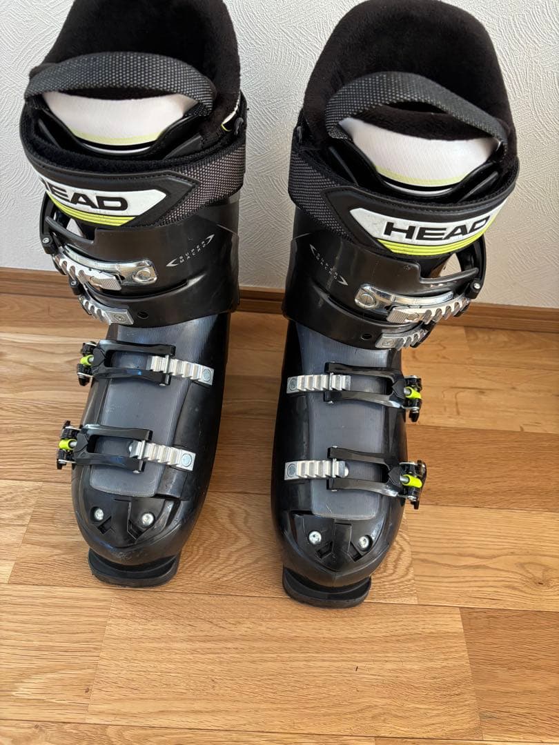 HEAD スキー ブーツ ブラック バッグ付き 27-27.5cm