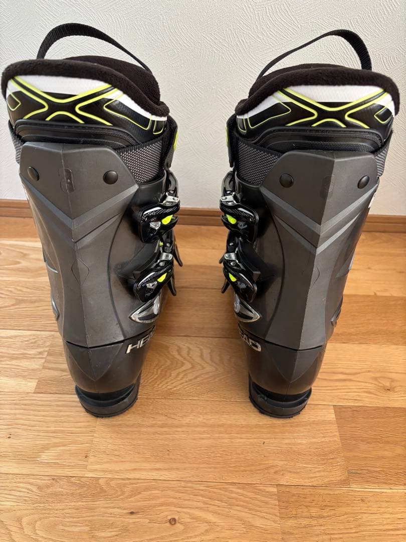 HEAD スキー ブーツ ブラック バッグ付き 27-27.5cm
