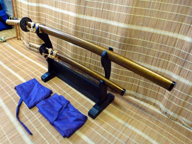 模造刀　日本刀　居合刀　太刀　大小　2本