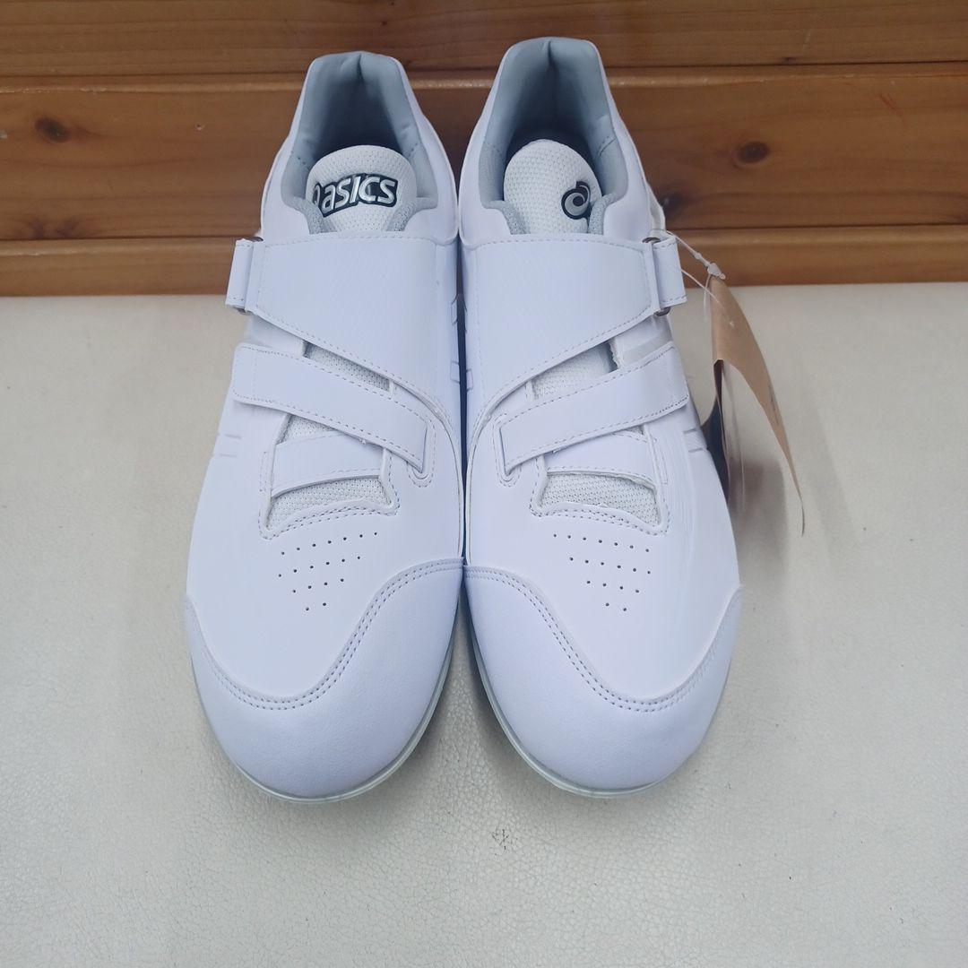 ASICS スパイクシューズ ホワイト　27.5cm