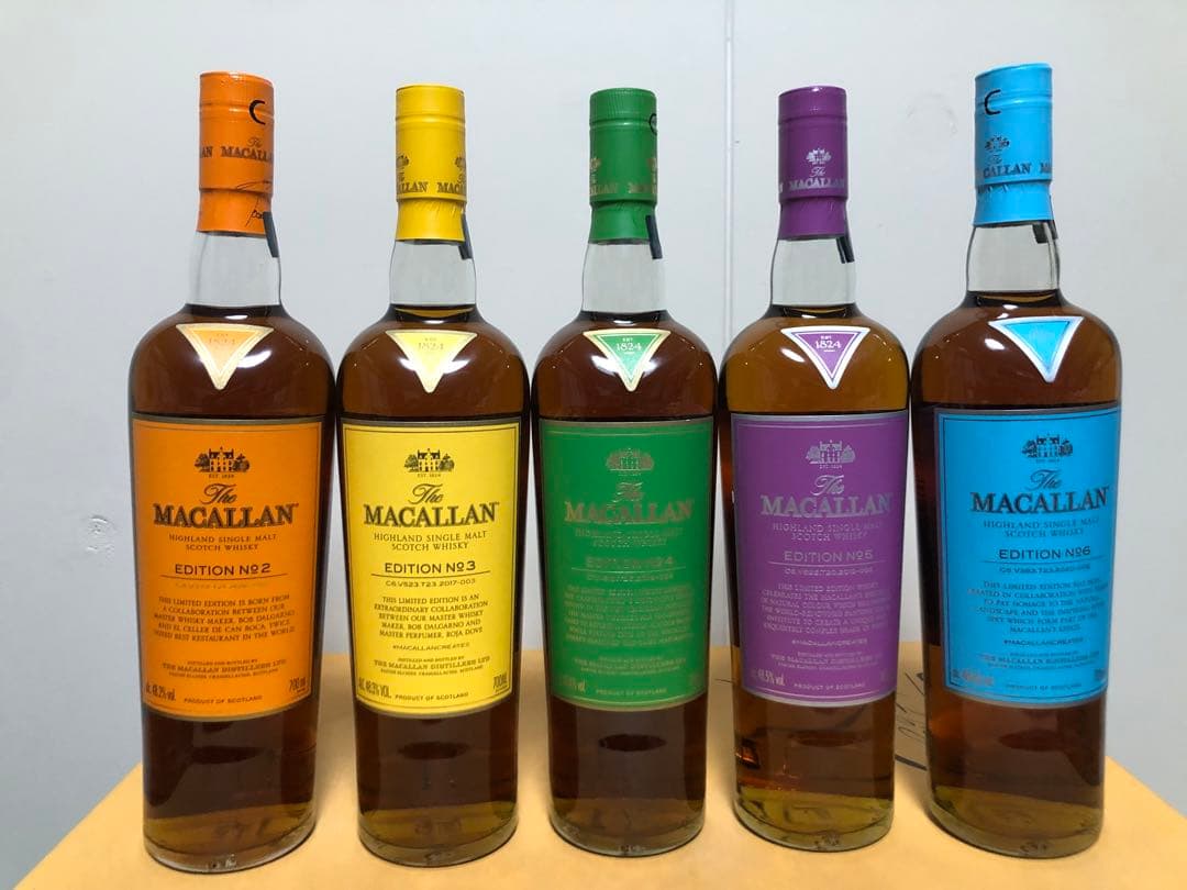 マッカラン エディション シリーズ No.2〜6 5本セット