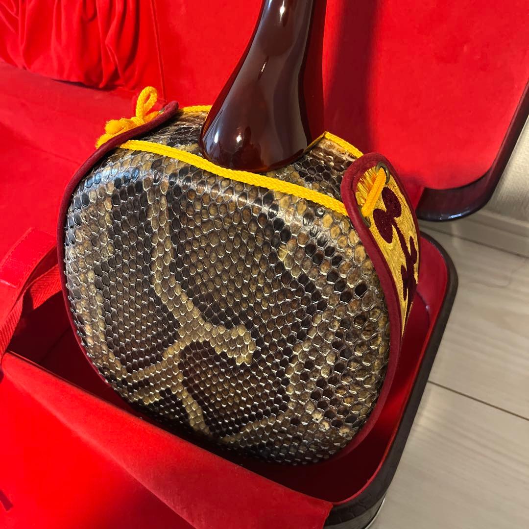 三線　沖縄三線　ほぼ未使用品　本革