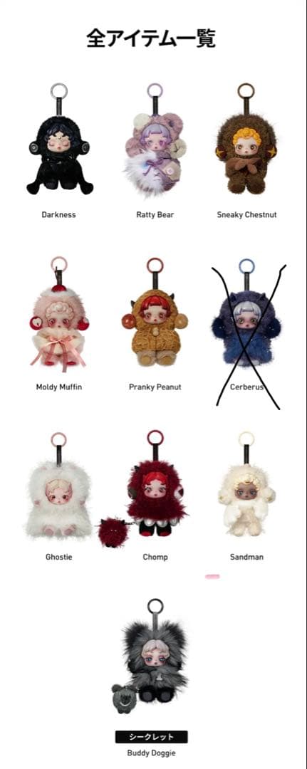 SKULLPANDA You Found Me! シリーズ シークレット入