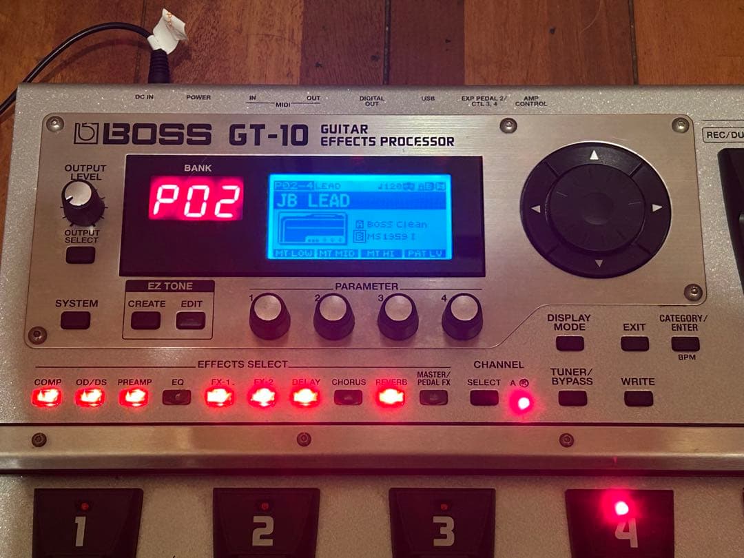 値下げ！超美品☆BOSS GT-10 マルチエフェクター 動作良好♪