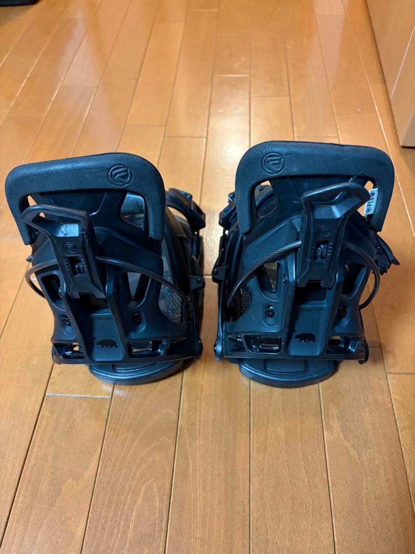 FLOW フロー ビンディング Mサイズ ブラック リアエントリー スノーボード
