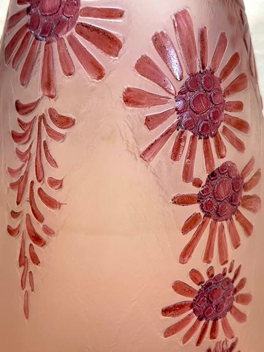 ルグラ Legras 花瓶 アンティークグラス