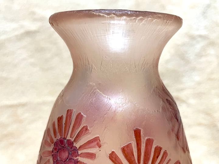 ルグラ Legras 花瓶 アンティークグラス