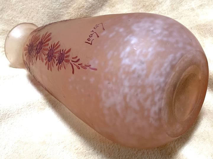 ルグラ Legras 花瓶 アンティークグラス