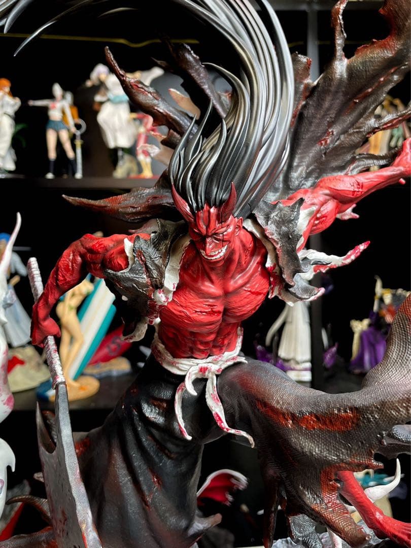 BLEACH 黒衣少年図 更木剣八 ガレージキット ガレキ スタチュー⑧