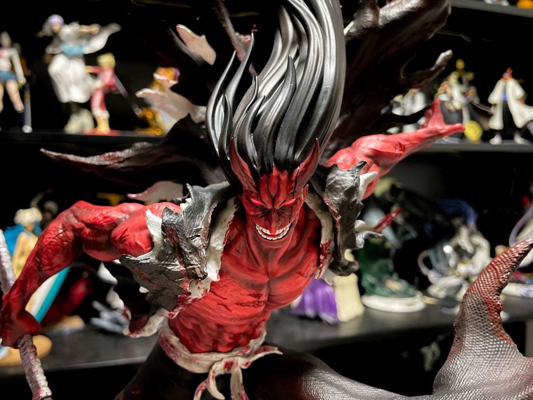 BLEACH 黒衣少年図 更木剣八 ガレージキット ガレキ スタチュー⑧