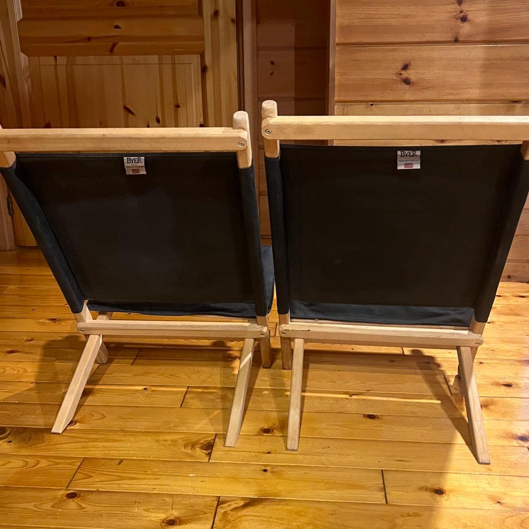 希少 美品 バイヤー ラウンジャー ブラック 2脚セット USA製