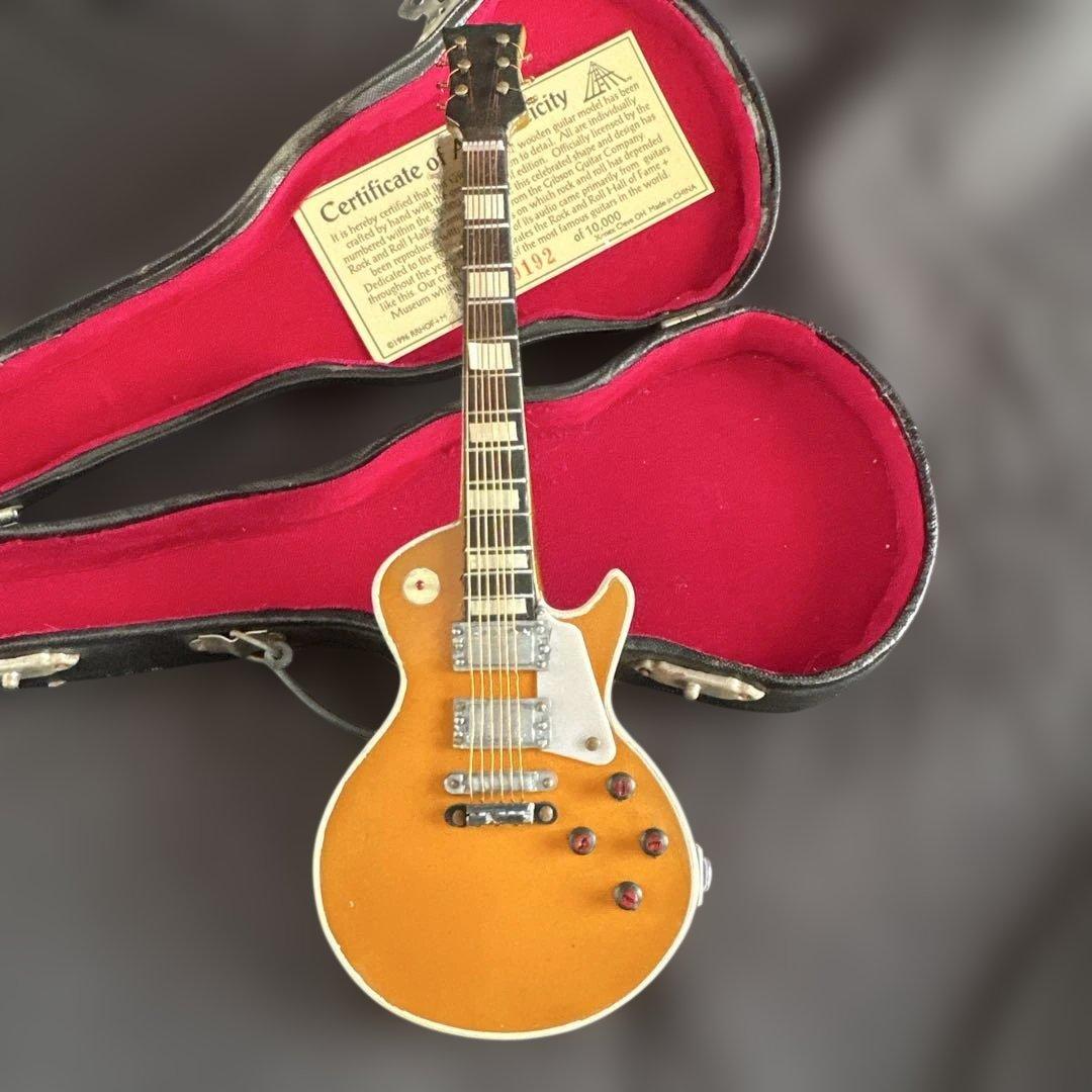 ギブソン・レスポール 木製ミニチュアギター