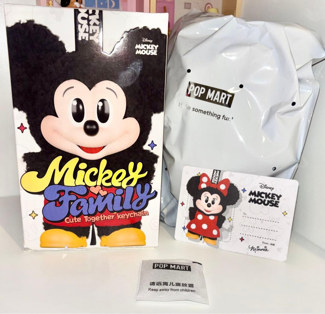 POPMART DISNEY ミッキーファミリーキュート ミニーとミッキーセット