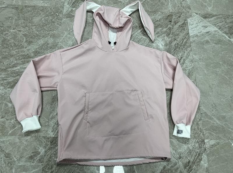 【上下セット】 スノーウェア スキーウェア レディース ピンク ウサギ耳