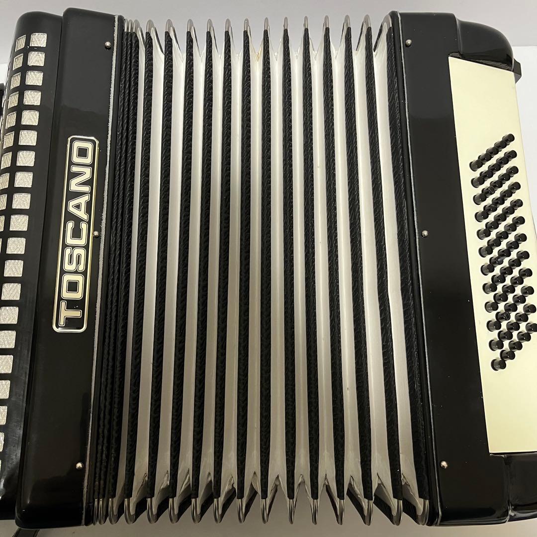 TOSCANO アコーディオン 34鍵盤 トスカーノ ブラック