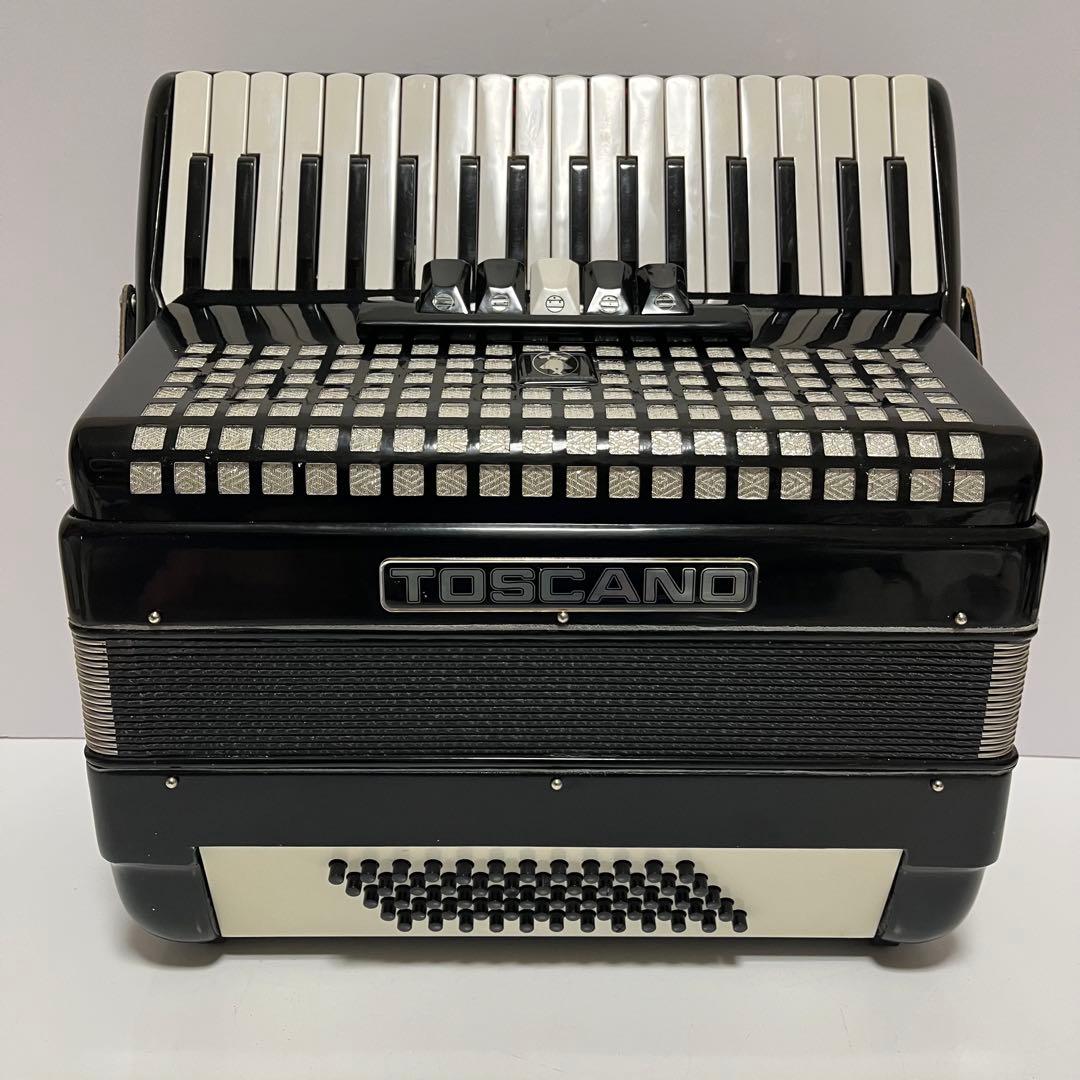 TOSCANO アコーディオン 34鍵盤 トスカーノ ブラック