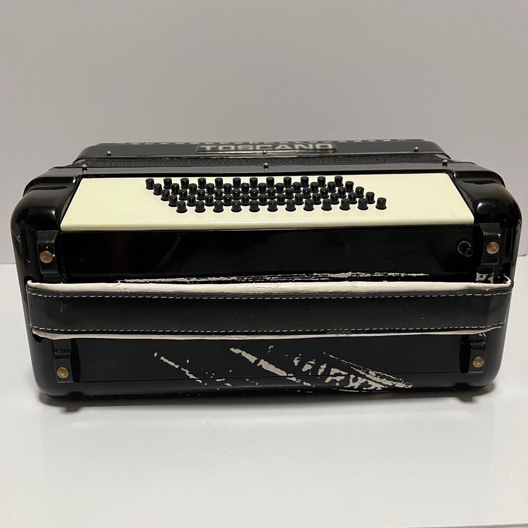 TOSCANO アコーディオン 34鍵盤 トスカーノ ブラック