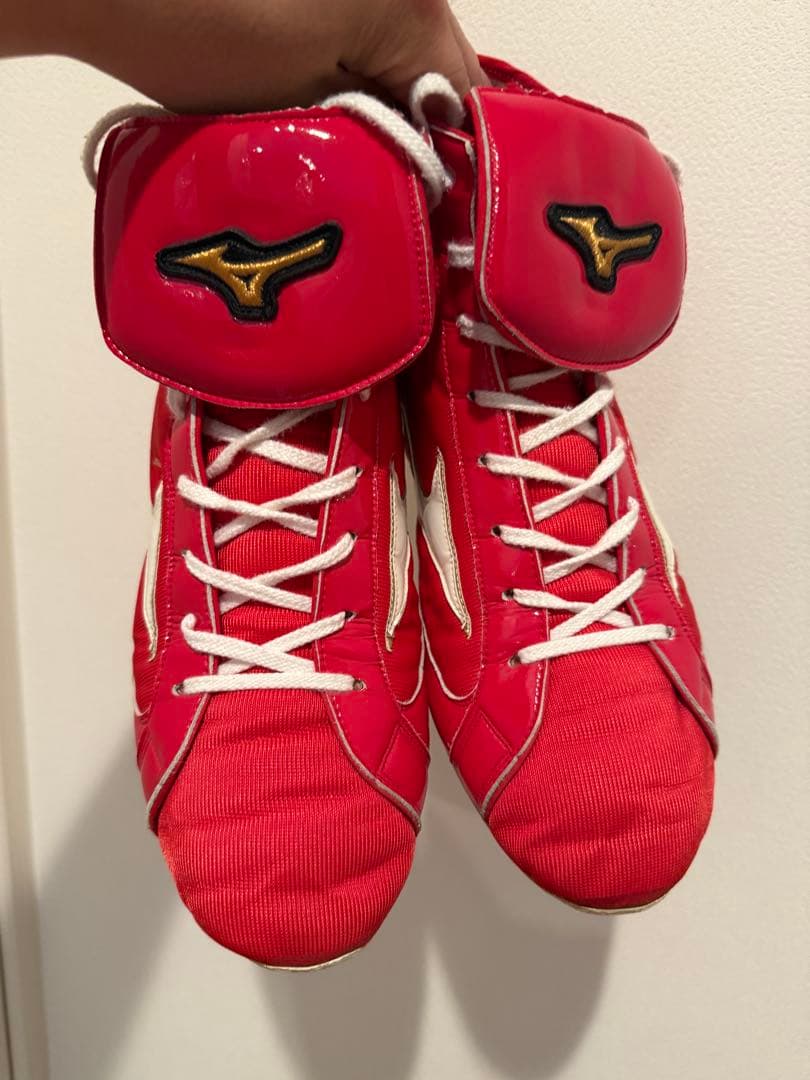 p*o様 ミズノ　ボクシングシューズ　レッド　28.0cm