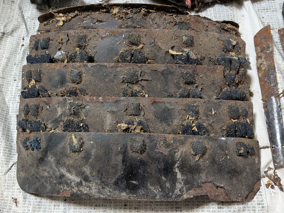 戦国浪漫時代本歌実戦残骸数百年前頃鉄地片袖籠手脛当稀少レア資料コレクション