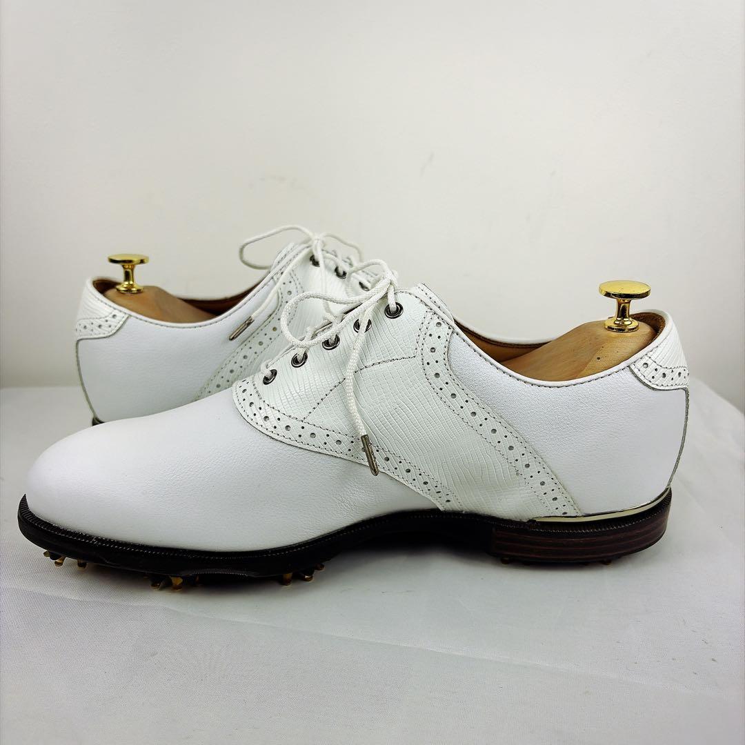 新品　FOOT JOY ICON BLACK ゴルフシューズ　最高級ライン　白