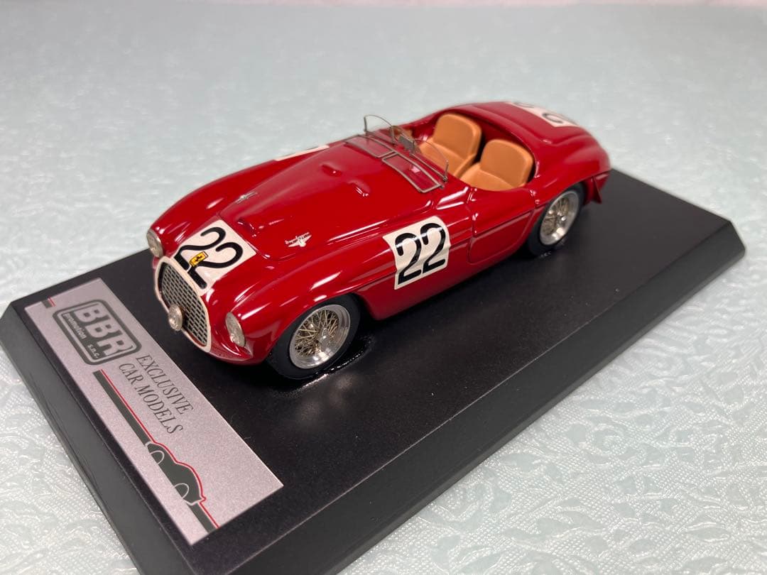 BBR フェラーリ166MM 1949年　ル・マン優勝　No.22 レッド