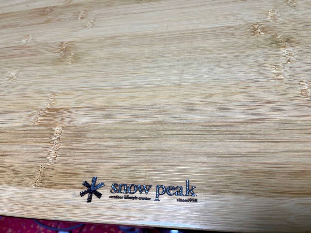 スノーピーク　ワンアクションテーブル　ロング竹