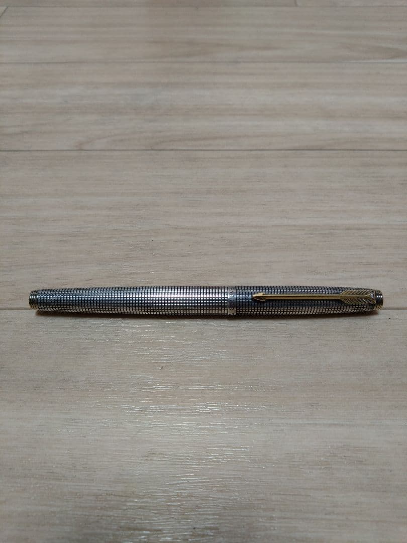 PARKER パーカー 万年筆 シルバー スターリングシルバー ペン先14K