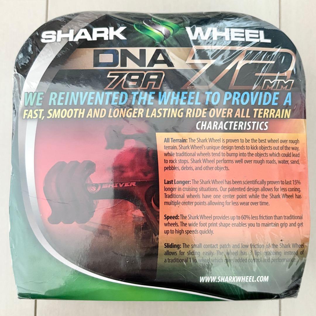 07☆新品 未開封☆ シャークウィール 72mm 78a ブルー