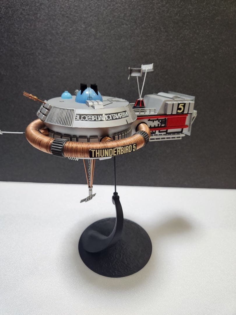 【究極のプロ完成品No13】サンダーバード5号　3号ドッキング！金属線加工処理