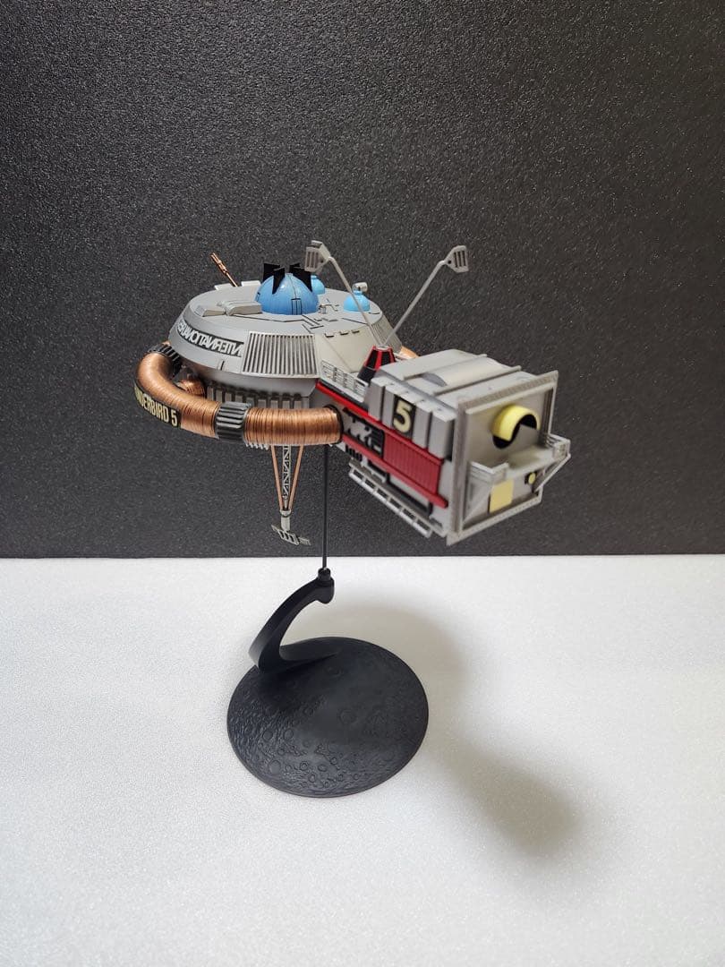 【究極のプロ完成品No13】サンダーバード5号　3号ドッキング！金属線加工処理