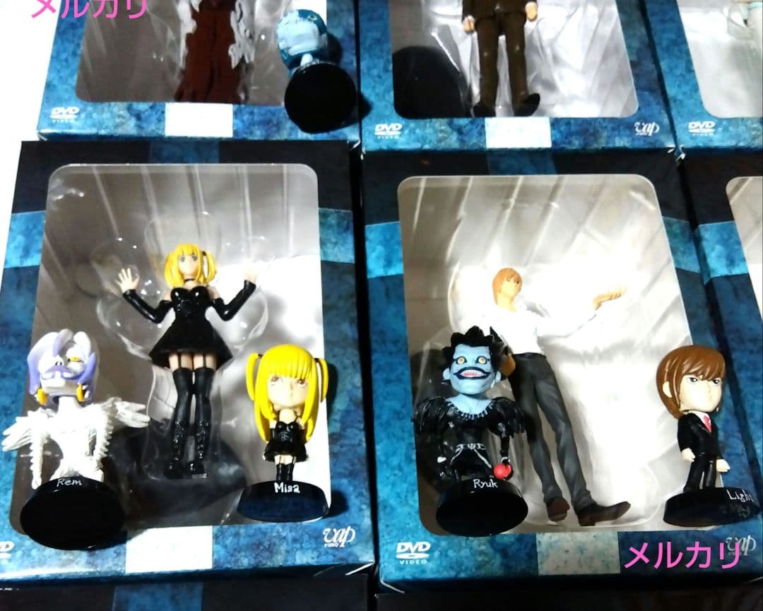 デスノートアニメ限定版人形10種＆首振りミニ８種（DVD）人形欠品３種有り。
