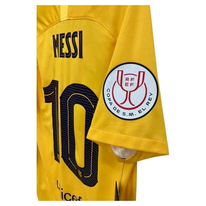 20-21 バルセロナ　メッシ　コパ・デル・レイ　フルパッチユニフォーム