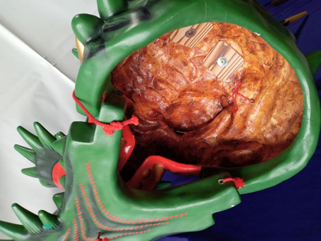 八岐大蛇　神楽面　石見神楽　広島神楽　芸北（北広島）　伝統工芸　蛇頭　干支　龍