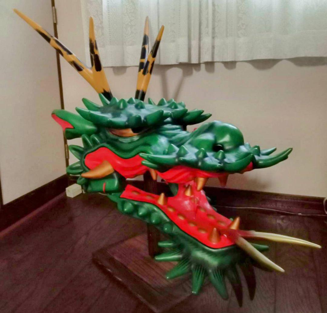 八岐大蛇　神楽面　石見神楽　広島神楽　芸北（北広島）　伝統工芸　蛇頭　干支　龍