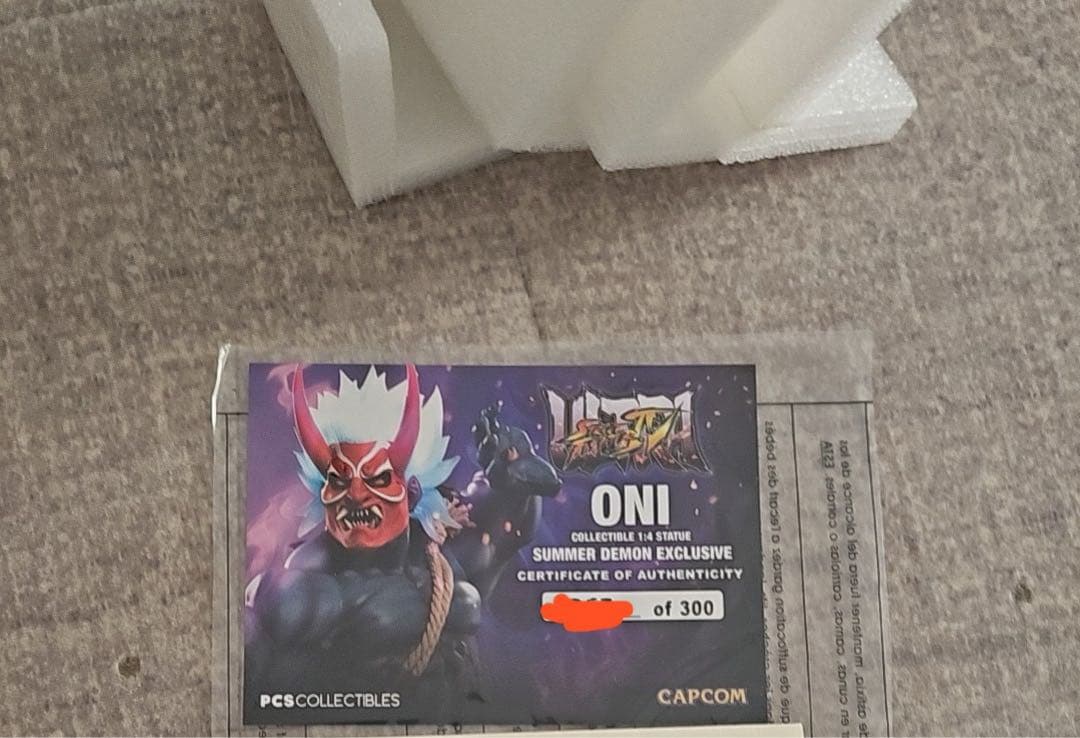 ストリートファイター PCS狂オシキ鬼ゴウキ豪鬼 EX版 スタチュー フィギュア