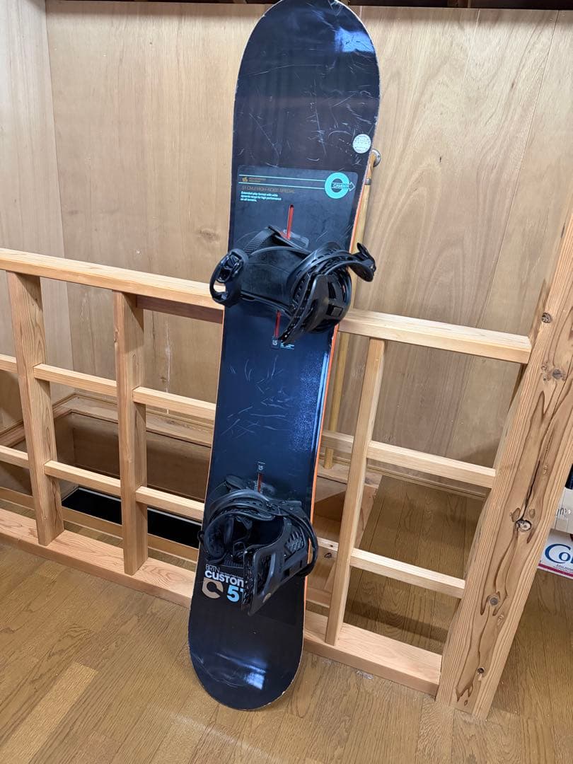 BURTON Custom 151ジェネシスビンディング付き