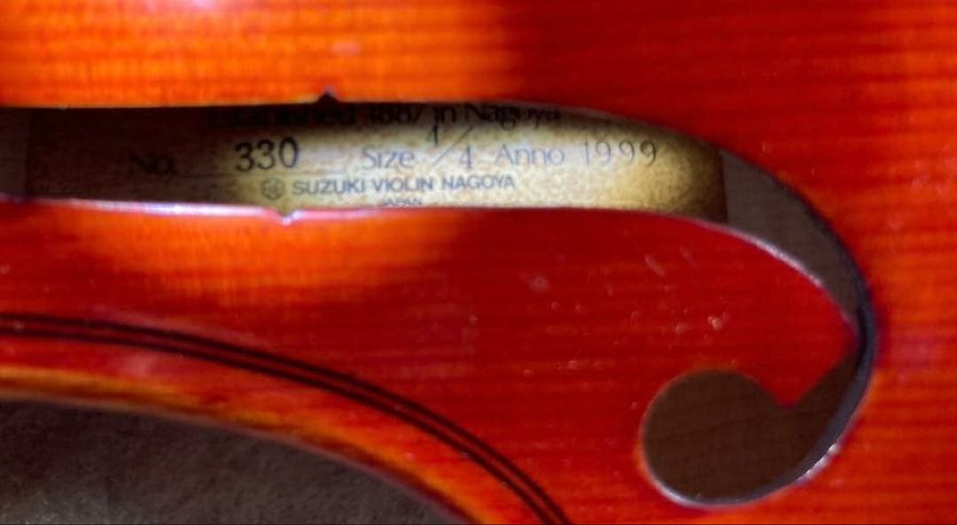 スズキバイオリン No.330 4/4サイズ 1999年製