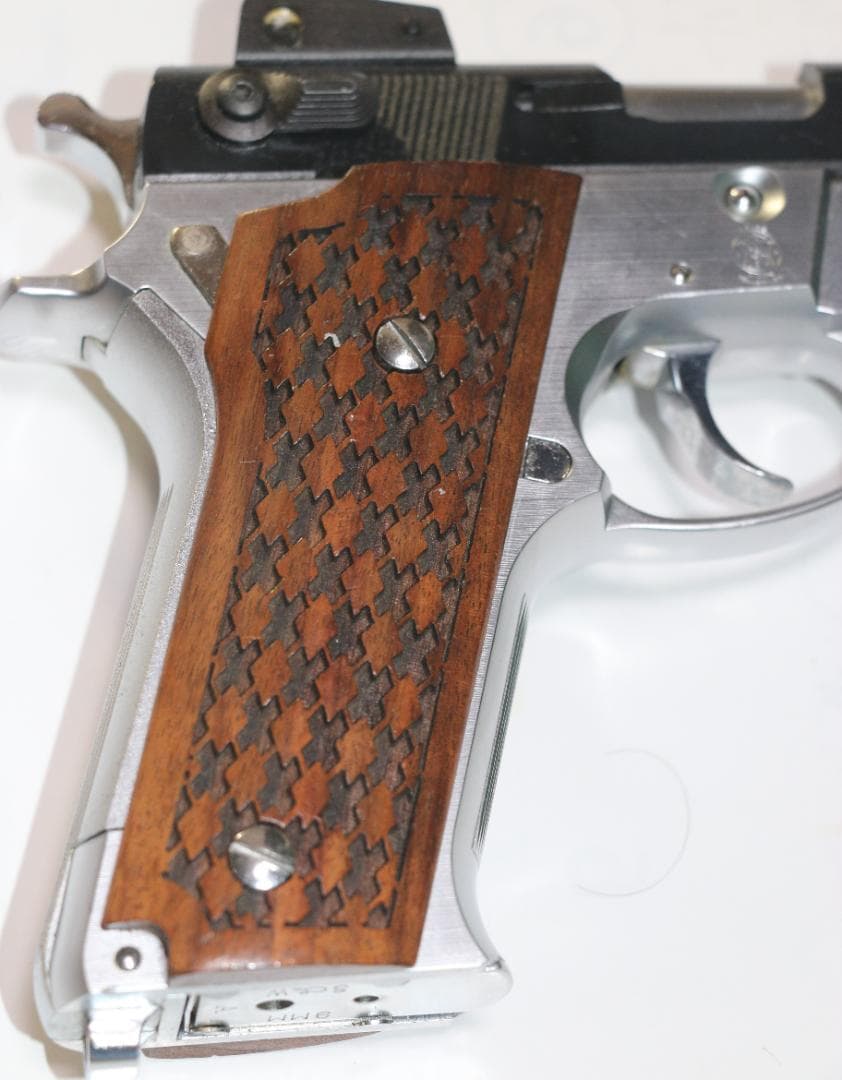 MGC製　ABS樹脂S＆W　M459ガスガン　フレームシルバー消音器付き　合法品