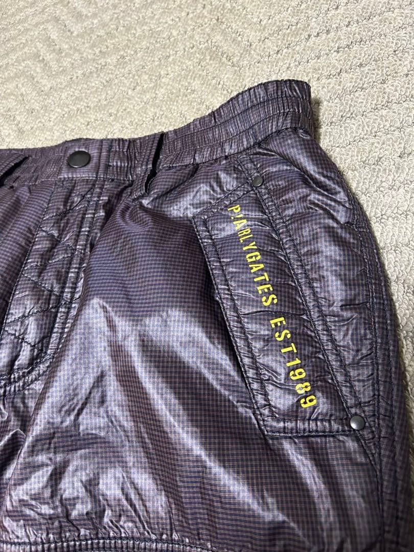 【パーリーゲイツ】中綿パンツ パープル　サイズ5