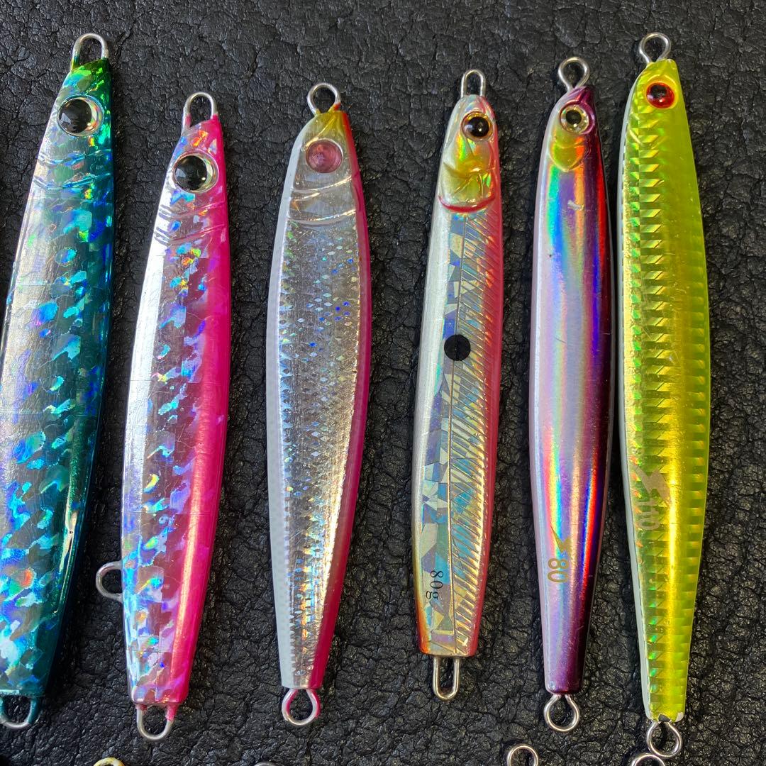 太刀魚ジギング用　メタルジグセット　100g前後