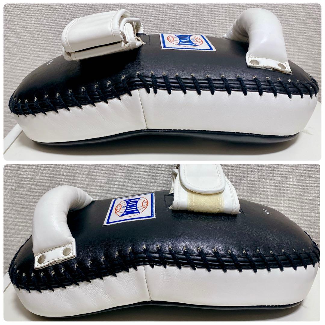 【プロ仕様】 WINDY KP-8 キックミット 2個セット 本革製 牛革